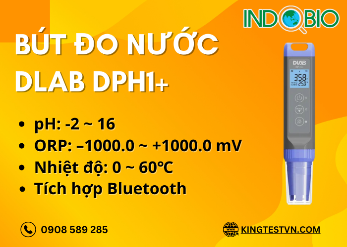 Bút thử độ pH Dlab DPH1+